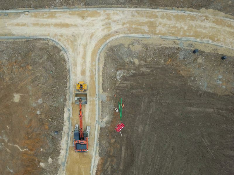 Grading Equipment in Action