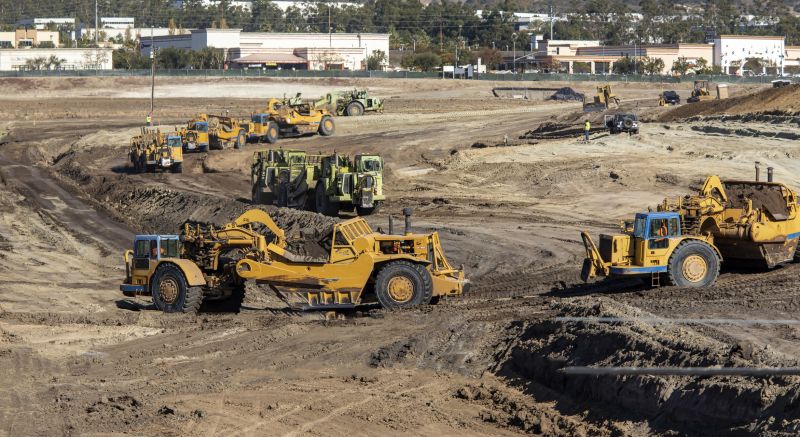 Heavy equipment used